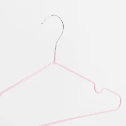 inny Komplet 5 wieszaków na ubrania różowe