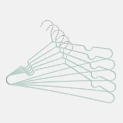 inny Komplet 5 wieszaków na ubrania zielone