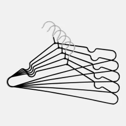 inny Komplet 5 wieszaków na ubrania, czarne