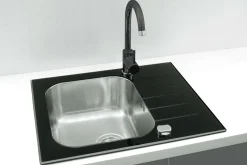 Zlewozmywaki|Alveus Komplet - zlewozmywak AGAT 30 z baterią YONA GLOSSY