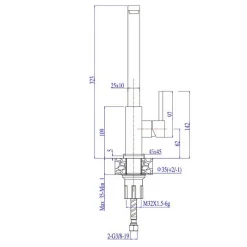 Zlewozmywaki|Alveus Komplet – zlewozmywak CANTO 30 z baterią GALLA i matą ALLROUND czarny