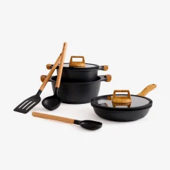 MPM AGD Komplet garnków z powłoką Ilag z akcesoriami, 8 elementów