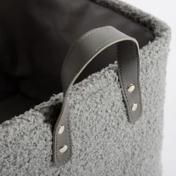 inny Komplet koszy do przechowywania szare, 3 sztuki