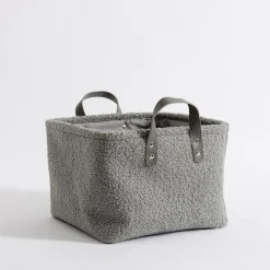 inny Komplet koszy do przechowywania szare, 3 sztuki