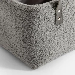 inny Komplet koszy do przechowywania szare, 3 sztuki