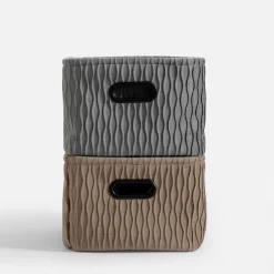 Pudełka I Pojemniki Do Przechowywania|Koszyki Dekoracyjne|inny Komplet koszy do przechowywania beżowy, 3 sztuki