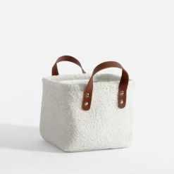 Pudełka I Pojemniki Do Przechowywania|Koszyki Dekoracyjne|inny Komplet koszy do przechowywania białe, 3 sztuki