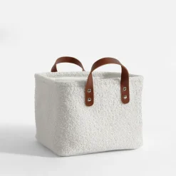 Pudełka I Pojemniki Do Przechowywania|Koszyki Dekoracyjne|inny Komplet koszy do przechowywania białe, 3 sztuki