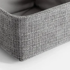 inny Komplet koszy do przechowywania szary, 3 sztuki