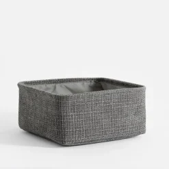 inny Komplet koszy do przechowywania szary, 3 sztuki