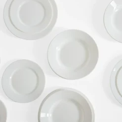 inny Komplet obiadowy biały PLUMI 18 el.