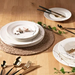 Serwisy Obiadowe|Prima Cucina Komplet obiadowy glamour MARBRE 18 el.