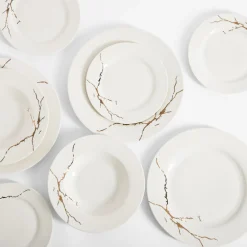 Serwisy Obiadowe|Prima Cucina Komplet obiadowy glamour MARBRE 18 el.