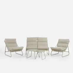 inny Komplet ogrodowy beżowy HUNDIGO