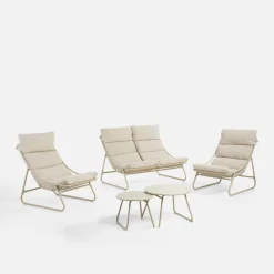 inny Komplet ogrodowy beżowy HUNDIGO