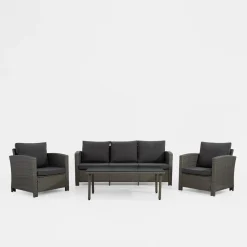 Meble Ogrodowe|Meble Ogrodowe|inny Komplet ogrodowy SELLINI szary