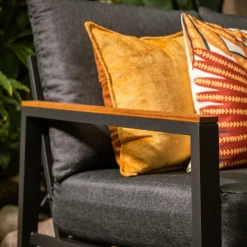 Meble Ogrodowe|Meble Ogrodowe|inny Komplet ogrodowy szary HENTILLA