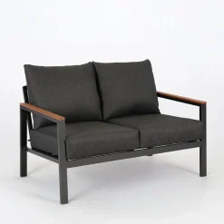 Meble Ogrodowe|Meble Ogrodowe|inny Komplet ogrodowy szary HENTILLA