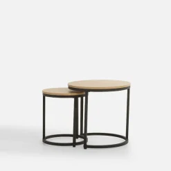 Stoliki Kawowe|inny Komplet okrągłych stolików LYVENCE