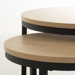 Stoliki Kawowe|inny Komplet okrągłych stolików LYVENCE