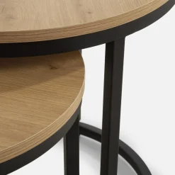 Stoliki Kawowe|inny Komplet okrągłych stolików LYVENCE