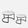 Stoliki Kawowe|inny Komplet okrągłych stolików LIO TASILO