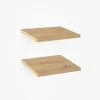 Półki|ADBOX Komplet półek INNER II 46,4x50 cm dąb artisan 2 szt.