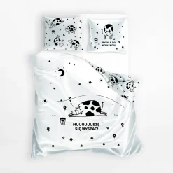 Pościel Dla Dzieci|Pościele|Faro Komplet pościeli bawełnianej SPOKO SPANKO krowa 140x200 cm