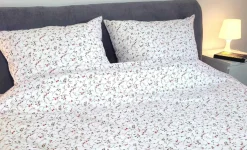 Pościele| Komplet pościeli bawełnianej KWIATY 160x200 cm