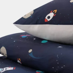 Pościel Dla Dzieci|Pościele| Komplet pościeli kosmos ROCKET 140x200 cm