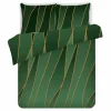 Estetica Komplet pościeli satynowej butelkowa zieleń ARGONGREEN 160x200 cm