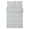 Estetica Komplet pościeli w kratę jasnoszary GRID 200x220 cm