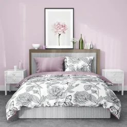 Faro Komplet pościeli z satyny bawełnianej ELEGANT 160x200 cm