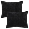 Poszewki I Poduszki Dekoracyjne| Komplet poduszek LEA czarny 60x75 cm