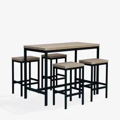 inny Komplet stołu barowego i 4 stołków OPTIMAXI