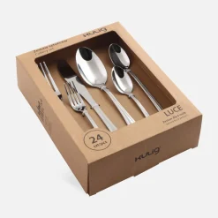 Sztućce|inny Komplet sztućców srebrnych LUCE, 24 elementy