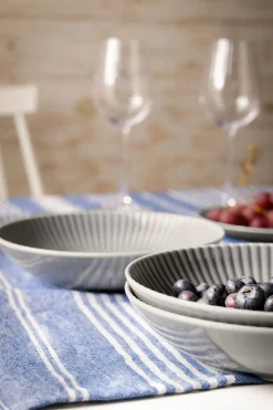 Lubiana Komplet talerzy szary DAISY CLOUD 18 el.