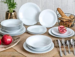Serwisy Obiadowe|Lubiana Komplet talerzy TIAGO 6/18