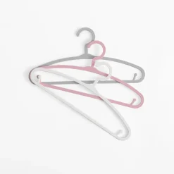 Wieszaki, Półki Tekstylne, Organizery|inny Komplet wieszaków dziecięcych szarych 6 szt.