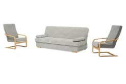 Komplety Wypoczynkowe| Komplet wypoczynkowy jasnoszary BAKU