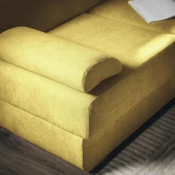 Komplet wypoczynkowy musztardowy BAKU