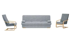 Komplet wypoczynkowy szary BAKU