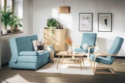 Komplet wypoczynkowy turkusowy BAKU