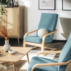 Komplet wypoczynkowy turkusowy BAKU