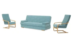 Komplet wypoczynkowy turkusowy BAKU