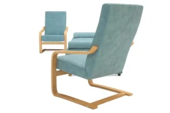 Komplet wypoczynkowy turkusowy BAKU