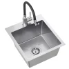 inny Komplet zlewozmywak QUADRON inox AVENIR SMART 40X45 cm z baterią