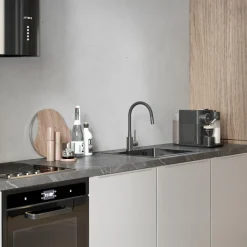 inny Komplet zlewozmywak QUADRON inox AVENIR SMART 40X45 cm z baterią