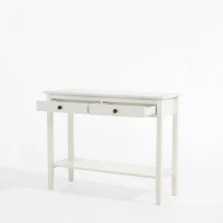 Konsola z szufladami biała SABINO