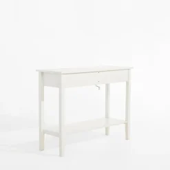 Konsola z szufladami biała SABINO